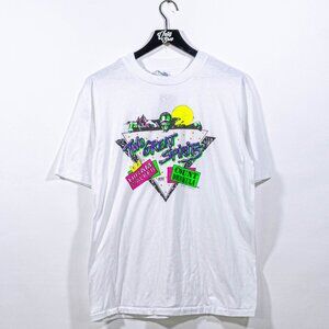 Hiram Walker Count Drinkula T-Shirt Halloween Two Great Spirits Large VTG 90s